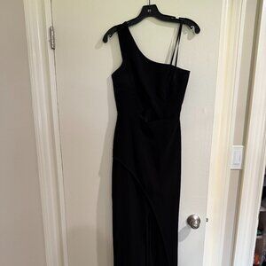 BCBG One Shoulder Cut Out Dress